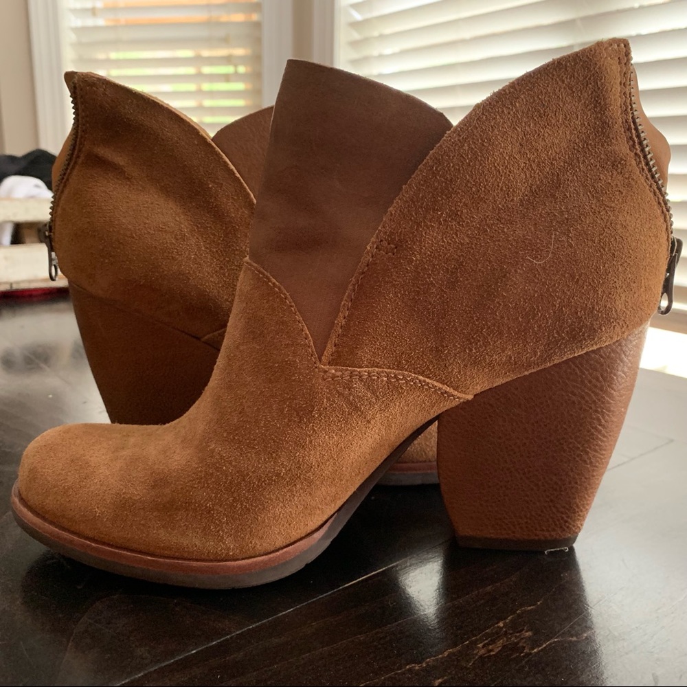 Kork-Ease Rust Suede Bootie